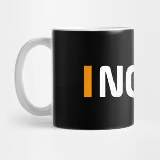 NOR 4 Design - White Text. Mug